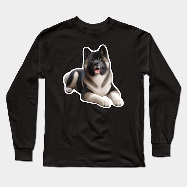 Akita Long Sleeve T-Shirt by millersye